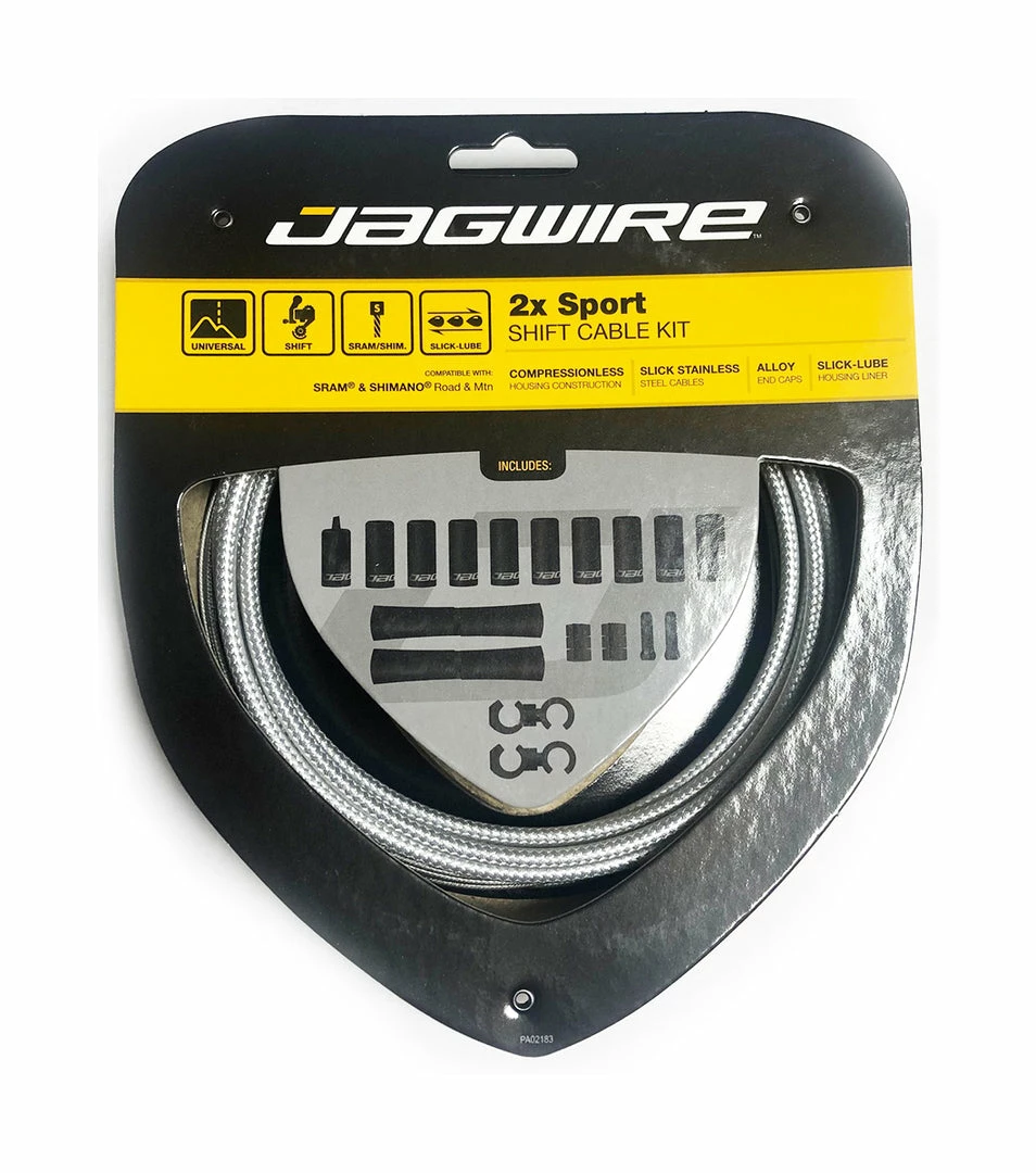 Hot Sale 😀 Jagwire 2 X Sport Shift Kit - Gear Cable Set 🌟 2 Jagwire 2 X Sport Shift Kit - Gear Cable Set