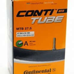 Continental MTB 27.5 Mountain Bike Inner Tube 27.5" X 1.75-2.5 Schrader - 40mm Wheels & Tyres