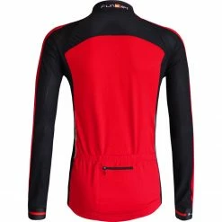 Funkier Talana Thermal Long Sleeve Jersey - Red / Black