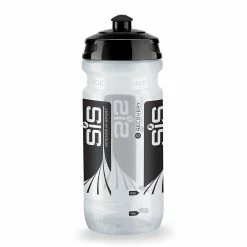 SIS Energy Drink - Wide Neck Road / MTB Bike Water Bottle 600ml - Black / Clear Accessories