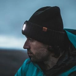 SealSkinz Waterproof Cold Weather LED Roll Cuff Beanie Hat Clothing