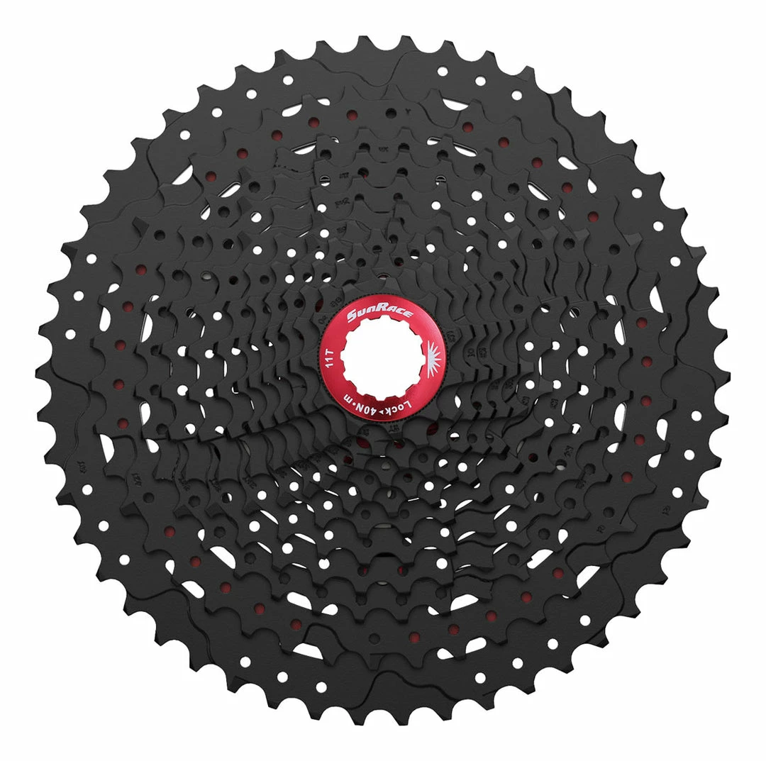 Buy π Sunrace CSMZ90 - 12 Speed Wide Range MTB Cassette - Black - 11-50 Drivetrain π 1 Sunrace CSMZ90 - 12 Speed Wide Range MTB Cassette - Black - 11-50 Drivetrain