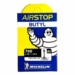 Wheels & Tyres Michelin Airstop A1 Road Inner Tube 700c X 18-25 Presta