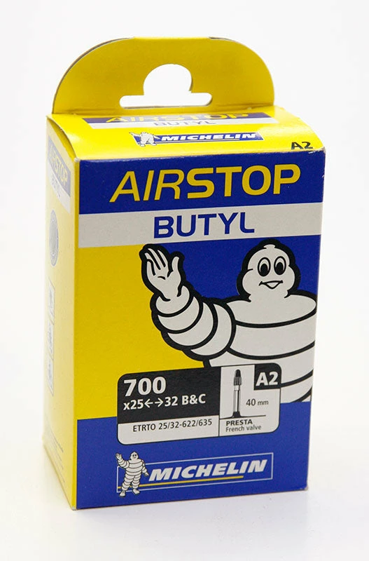 Coupon 💯 Michelin Airstop A2 Road Bike Inner Tube 700c X 25-32 Presta - 40mm 💯 1 Michelin Airstop A2 Road Bike Inner Tube 700c X 25-32 Presta - 40mm