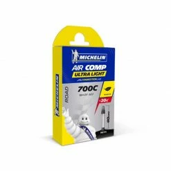Michelin AirComp Ultra Light Road Bike Inner Tube 700c X 18-25 Presta
