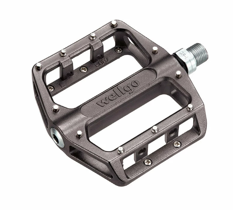 Coupon 🌟 Wellgo B087B - Mountain Bike Flat Pedals - Sealed Bearing - Black Drivetrain 💯 1 Wellgo B087B - Mountain Bike Flat Pedals - Sealed Bearing - Black Drivetrain