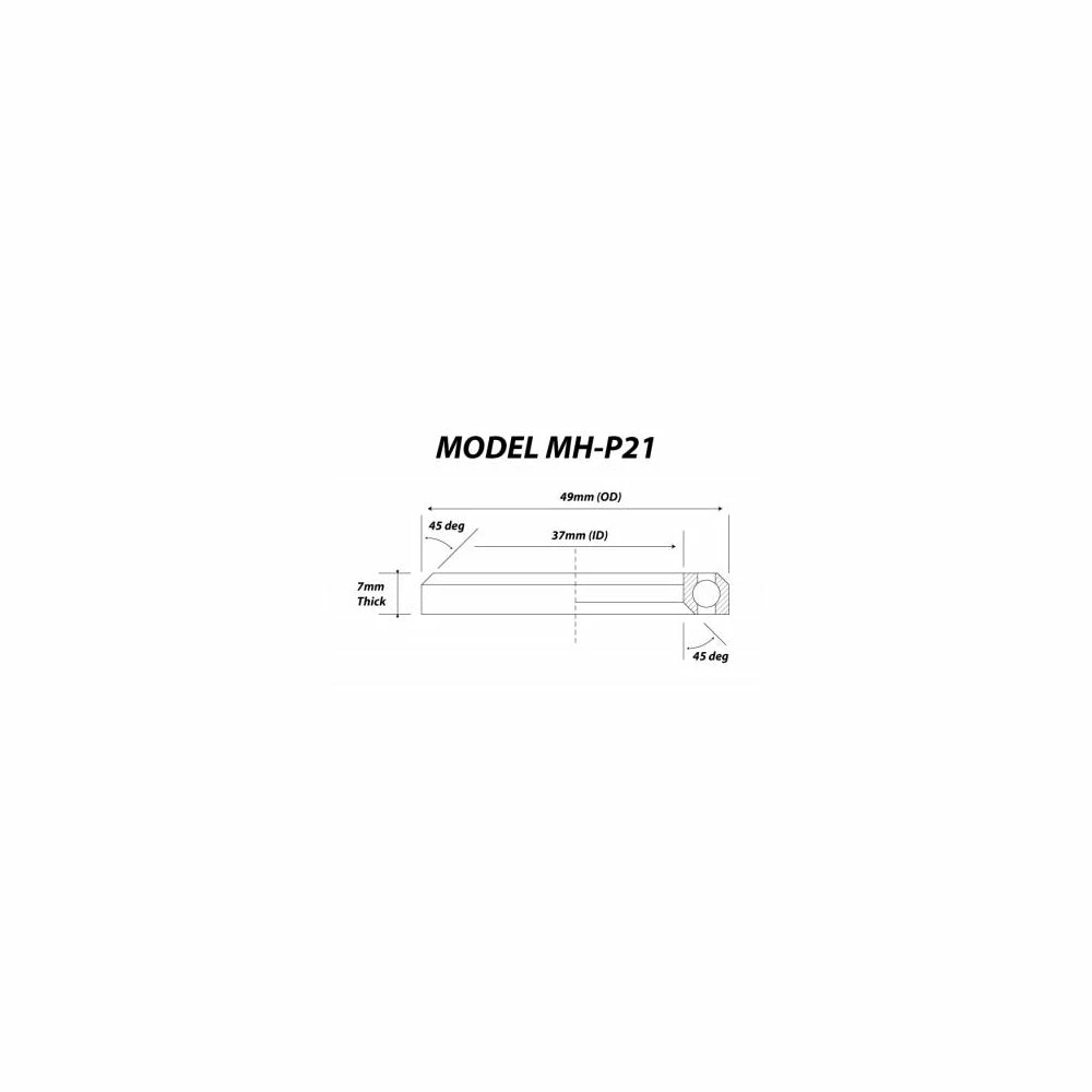 Promo ⭐ VP Components 1.1/4" Headset Bearings MH-P21 - 49x37x7-45/45 Controls 🎁 1 VP Components 1.1/4" Headset Bearings MH-P21 - 49x37x7-45/45 Controls