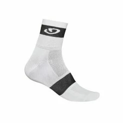 Giro Comp Racer Cycling Socks - Ankle - White / Black Clothing