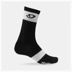 Giro Comp Racer Cycling Socks - High Rise - Black / White Clothing