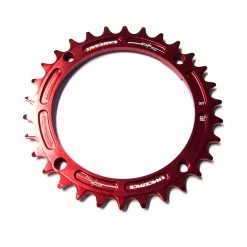 Drivetrain Race Face Narrow Wide Single Chainring - 104mm - Red