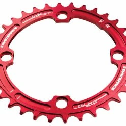 Drivetrain Race Face Narrow Wide Single Chainring - 104mm - Red