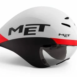 MET Drone Time Trial Aero Cycling Helmet With Magnetic Visor Clothing