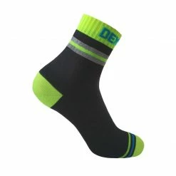 DexShell Pro Visability - Waterproof Cycling Socks - Black / Hi Vis Yellow Clothing