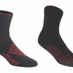 BBB Firfeet Socks BSO-16 Black / Red Clothing