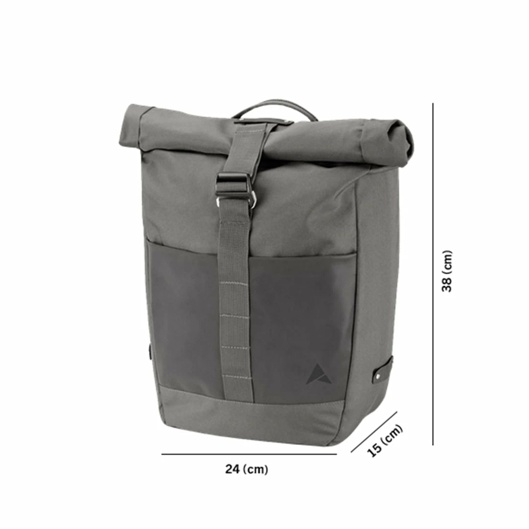 Budget 🥰 Altura Grid - 20L Pannier - Single - Charcoal Accessories ✔️ 3 Altura Grid - 20L Pannier - Single - Charcoal Accessories