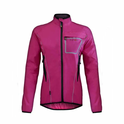 Cheap 🤩 Clothing Funkier Ladies Waterproof Cycling Jacket - J1403 - Pink 😀 2 Clothing Funkier Ladies Waterproof Cycling Jacket - J1403 - Pink