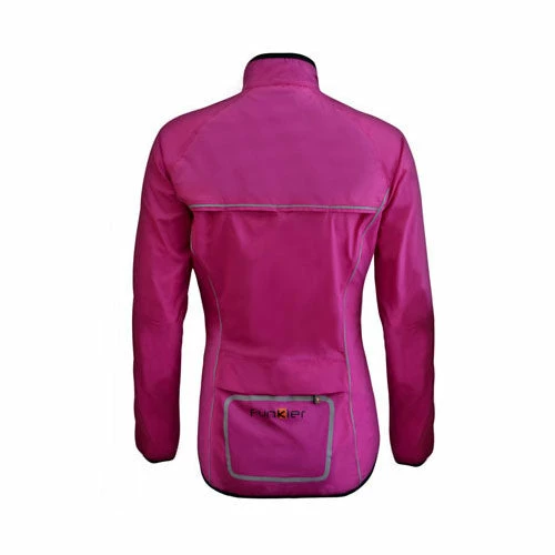 Cheap 🤩 Clothing Funkier Ladies Waterproof Cycling Jacket - J1403 - Pink 😀 3 Clothing Funkier Ladies Waterproof Cycling Jacket - J1403 - Pink