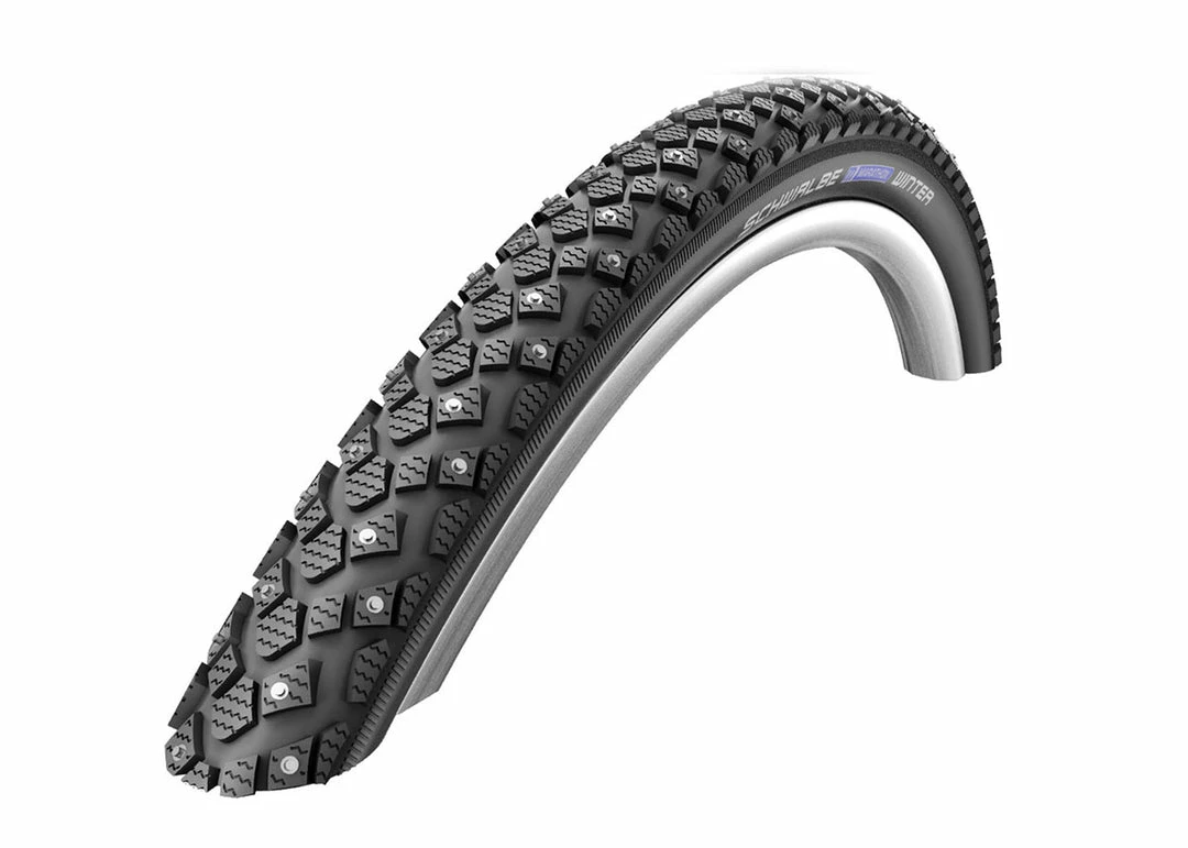 New ✨ Schwalbe Marathon Winter Studded - Rigid Tyre Wheels & Tyres ✨ 2 Schwalbe Marathon Winter Studded - Rigid Tyre Wheels & Tyres