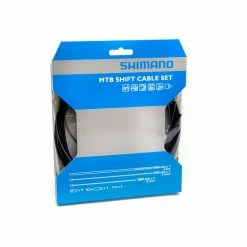 Shimano Mountain Bike MTB Gear Cable Set - Black Brakes