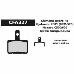Brakes EBC - CFA327 - Green - Shimano Deore Mini Disc Brake Pads