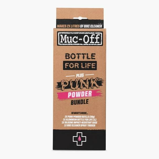 New 😉 Muc Off Muc-Off Punk Powder Bike Cleaner - 4 Pack & Spray Bottle Bundle Accessories ❤️ 2 Muc Off Muc-Off Punk Powder Bike Cleaner - 4 Pack & Spray Bottle Bundle Accessories