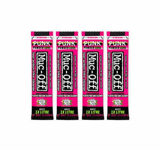 New 😉 Muc Off Muc-Off Punk Powder Bike Cleaner - 4 Pack & Spray Bottle Bundle Accessories ❤️ 3 Muc Off Muc-Off Punk Powder Bike Cleaner - 4 Pack & Spray Bottle Bundle Accessories
