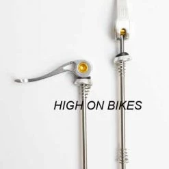 A2Z Alloy TITANIUM Bike Wheel Quick Release Levers