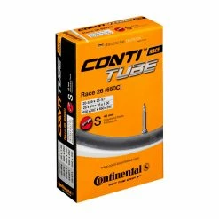 Continental Race 26 Road Bike Inner Tube 650c X 18-25 Presta - 42mm Wheels & Tyres