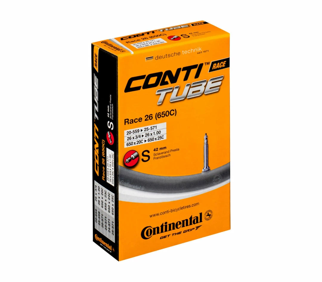 Top 10 🔥 Continental Race 26 Road Bike Inner Tube 650c X 18-25 Presta - 42mm Wheels & Tyres 😉 1 Continental Race 26 Road Bike Inner Tube 650c X 18-25 Presta - 42mm Wheels & Tyres