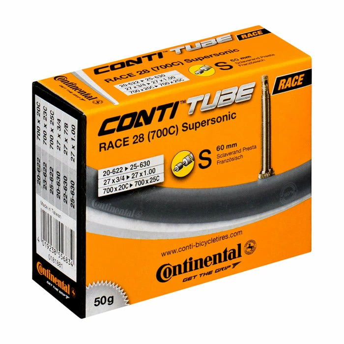 Hot Sale 👍 Continental Race 28 Supersonic Road Bike Inner Tube 700c X 20-25 Presta - 60mm 🤩 1 Continental Race 28 Supersonic Road Bike Inner Tube 700c X 20-25 Presta - 60mm