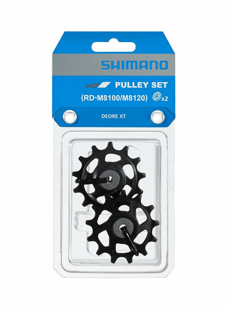 Brand new ✨ Shimano Deore XT RD-M8100/M8120 Tension And Guide Pulley Set - 12 Speed ❤️ 1 Shimano Deore XT RD-M8100/M8120 Tension And Guide Pulley Set - 12 Speed