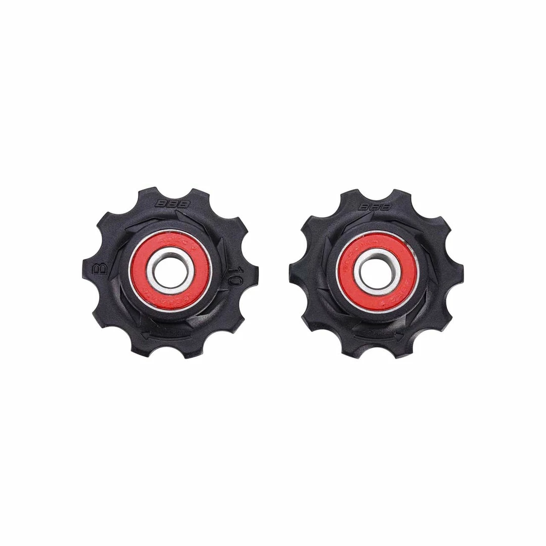 Discount 🔔 Drivetrain BBB RollerBoys Ceramic Jockey Wheels Gear Pulleys 10T Black - BDP-11 🔥 1 Drivetrain BBB RollerBoys Ceramic Jockey Wheels Gear Pulleys 10T Black - BDP-11