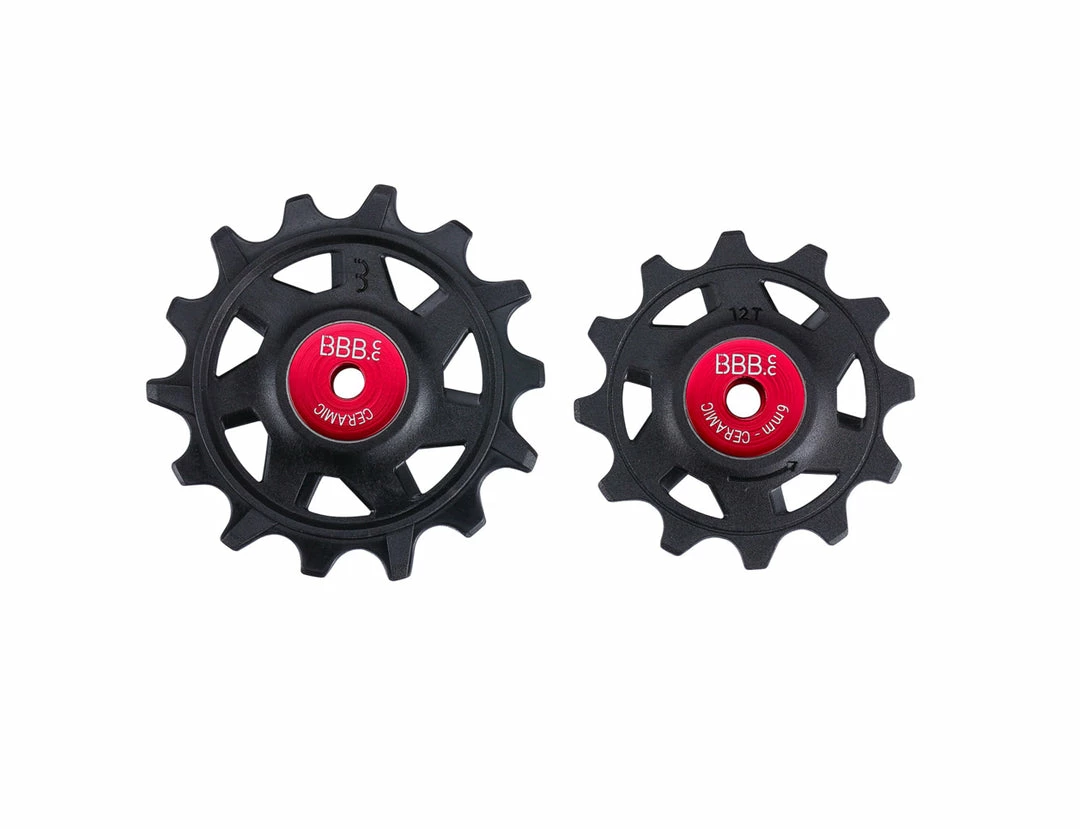Outlet 🔥 BBB RollerBoys Ceramic Sram Jockey Wheels - 12/14T - Black - BDP-17 🤩 1 BBB RollerBoys Ceramic Sram Jockey Wheels - 12/14T - Black - BDP-17