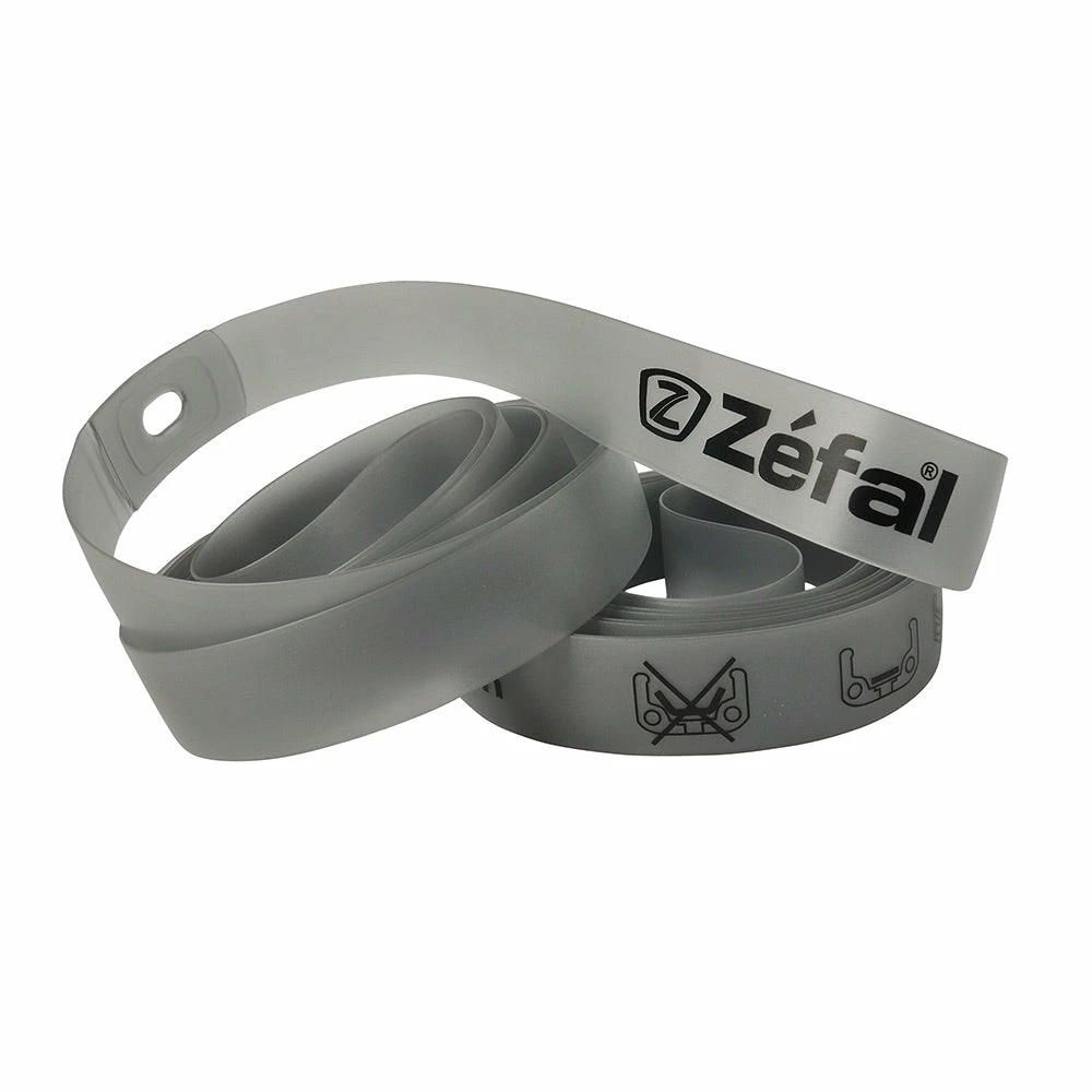 Outlet ๐งจ Zefal Soft Pvc Road Bike Rim Strip - Grey Pair - 700 X 18mm ๐ฅ 1 Zefal Soft Pvc Road Bike Rim Strip - Grey Pair - 700 X 18mm