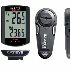 CatEye Strada Slim Wireless - 8 Function Bike Computer - Black Computers