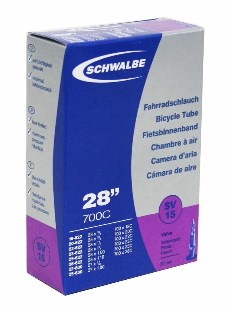 Brand new 🧨 Schwalbe SV15 Long Road Bike Inner Tube 700c X 18-28 Presta - 50mm Wheels & Tyres 💯 1 Schwalbe SV15 Long Road Bike Inner Tube 700c X 18-28 Presta - 50mm Wheels & Tyres
