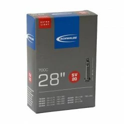 Wheels & Tyres Schwalbe SV20 Extra Light Road Bike Inner Tube 700c X 18-25 Presta - 40mm