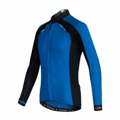 Funkier Talana Thermal Long Sleeve Jersey - Blue / Black Clothing