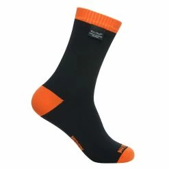 DexShell Thermlite Waterproof Socks - DS626 - Black / Red Clothing