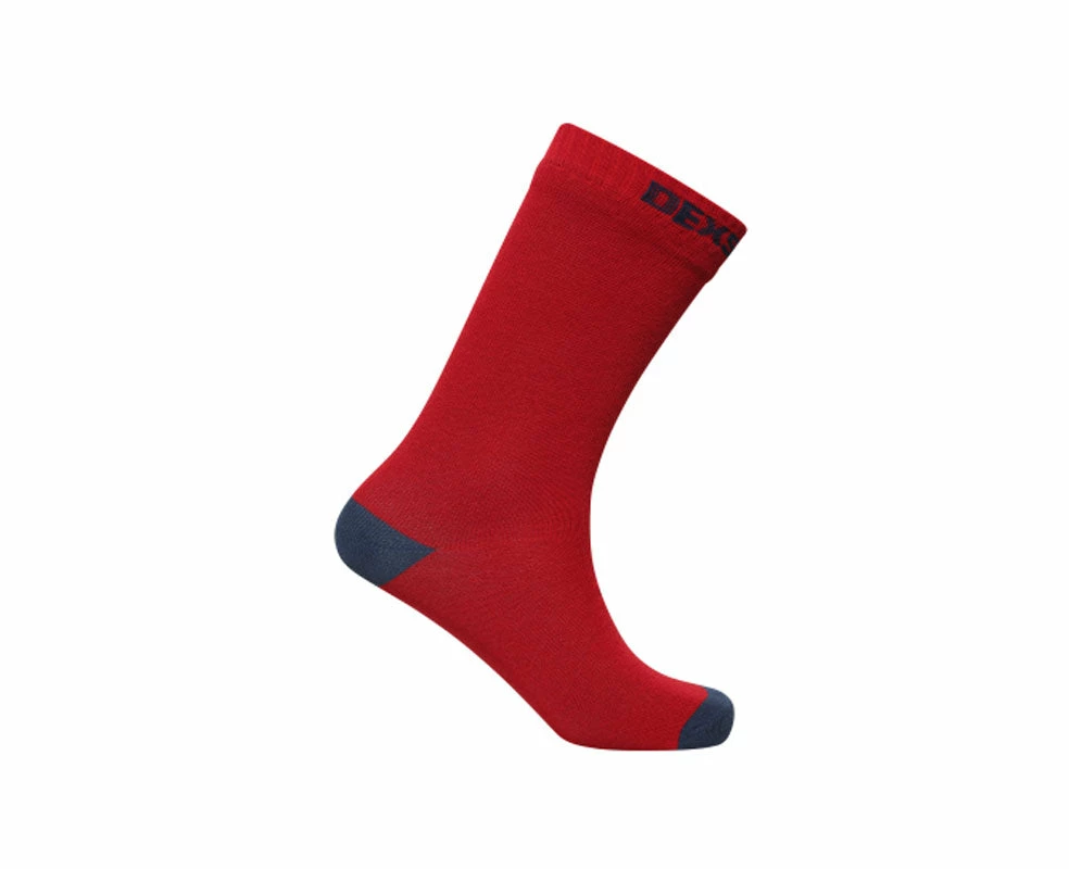 Promo 🥰 DexShell Ultra Thin - Waterproof 🧦 Socks - Red / Navy Clothing ❤️ 2 DexShell Ultra Thin - Waterproof Socks - Red / Navy Clothing