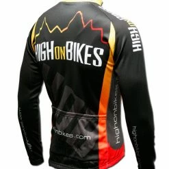 High On Bikes V2 - Long Sleeve Cycling Jersey Clothing