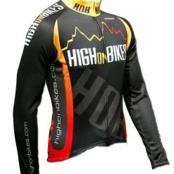 High On Bikes V2 - Long Sleeve Cycling Jersey Clothing