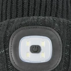 SealSkinz Waterproof Cold Weather LED Roll Cuff Beanie Hat Clothing