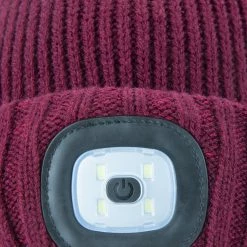 SealSkinz Waterproof Cold Weather LED Roll Cuff Beanie Hat Clothing