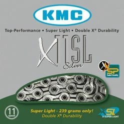 KMC X11- SL Silver 11 Speed Chain