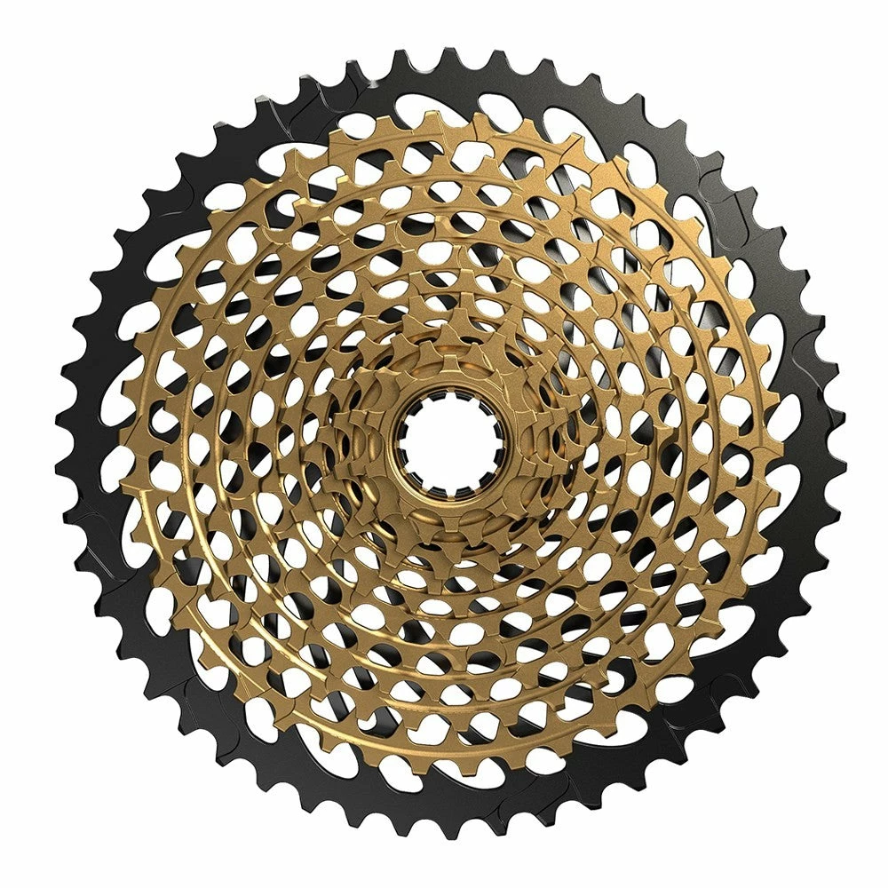 Best Sale 🥰 Sram Eagle XG-1299 12 Speed Cassette - Gold Drivetrain 😉 1 Sram Eagle XG-1299 12 Speed Cassette - Gold Drivetrain